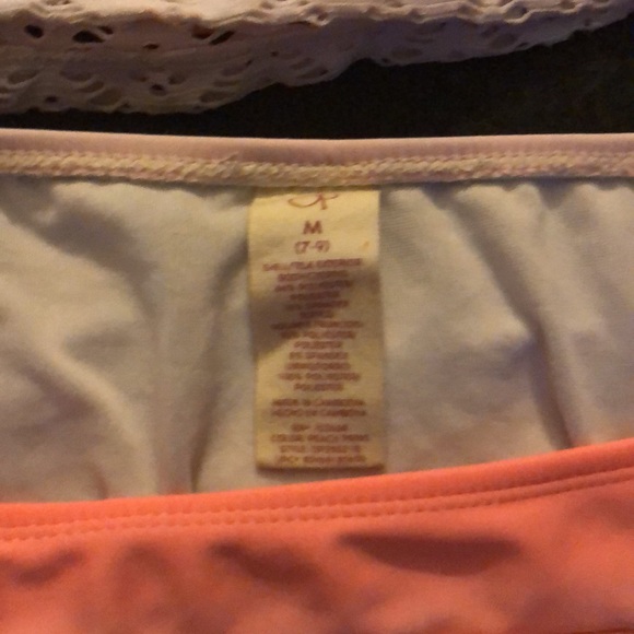 OP awesome swimsuit. Orange & white tankini. - Picture 4 of 6